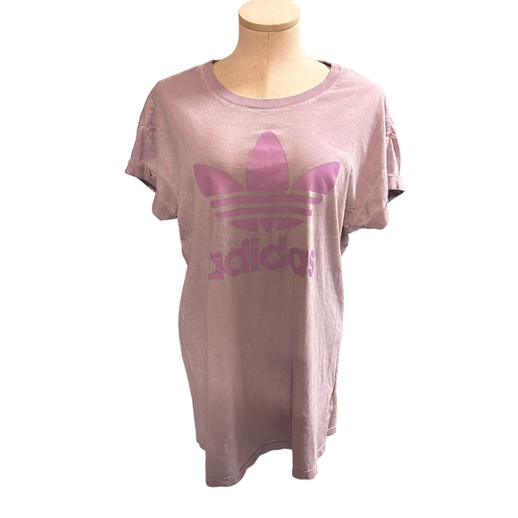 adidas Tops - Women's Adidas‎ size, Small, Lavender/Purple logo T-shirt